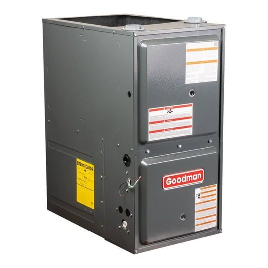 Goodman - 120,000 BTU 96% Gas Furnace - 24.5" Width - Downflow / Horizontal - Single Stage - 115V - R32 - GR9S961205DN
