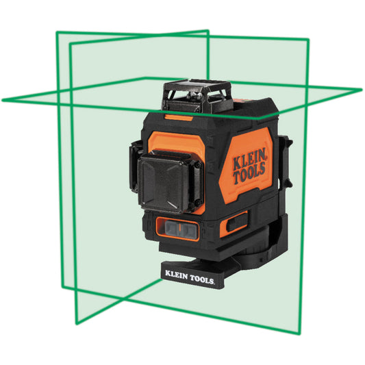 KLEIN TOOLS Rechargeable Self-Leveling Green Planar Laser Level - 93PLL