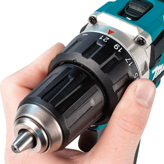 Makita 18V LXT Lithium-Ion Compact Brushless Cordless 1/2" Driver-Drill Kit, 2-speed, var. spd., L.E.D. Light, bag (5.0Ah) - XFD12T