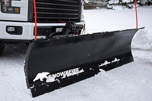 SnowBear AVAL8422 84" x 22" Universal SUV/Truck Mount T-Frame Snow Plow Kit with Winch and Wireless Remote New  - AVAL8422