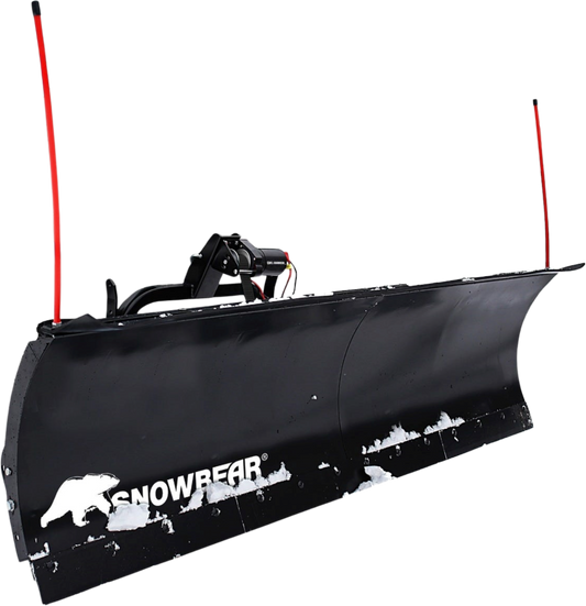 SnowBear AVAL8826ELT 88" x 26" Universal Truck Mount T-Frame Snow Plow Kit with Actuator and Wireless Remote New - AVAL8826ELT