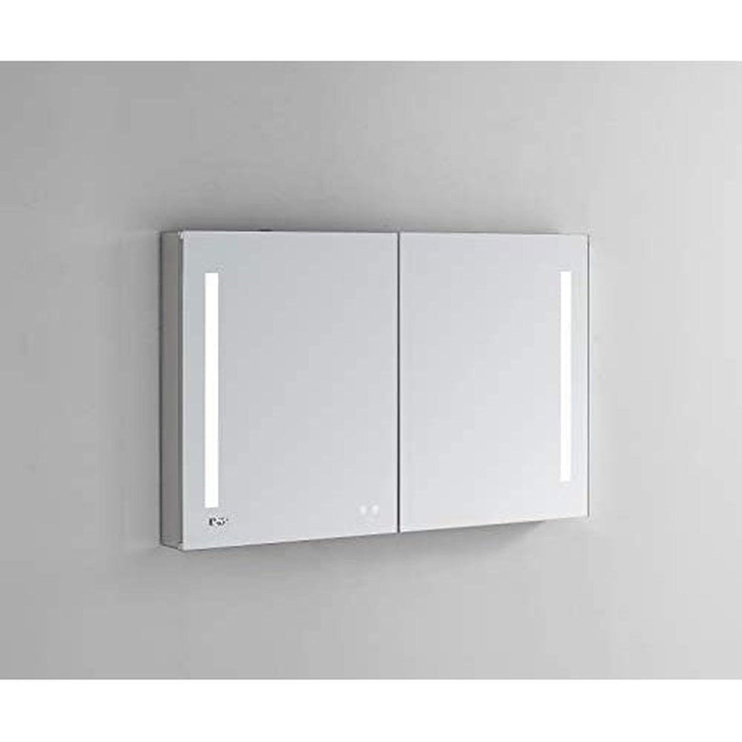 Aquadom Signature Royale Bi-View 48" x 30" Rectangular Medicine Cabinet With Lighting, Defogger, Integrated LED 3X Magnifying Mirror And Electrical Outlet with USB - SR-4830-N