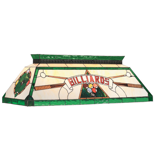 RAM Game Room 44″ Tiffany Billiard Light-Green CF BILLIARD GRN