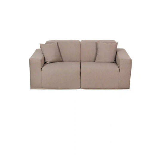 Deko Living 2 Piece Seating Brown Outdoor Compressed Foam Sectional Sofas  - COP30117SET