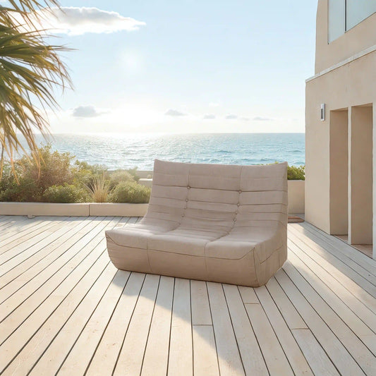 Deko Living Brown Outdoor Compressed Foam Sofa  - COP30119SOF