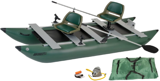 Sea Eagle 375FCK_D FoldCat Inflatable Deluxe Fishing Boat Package New - 375FCK_D