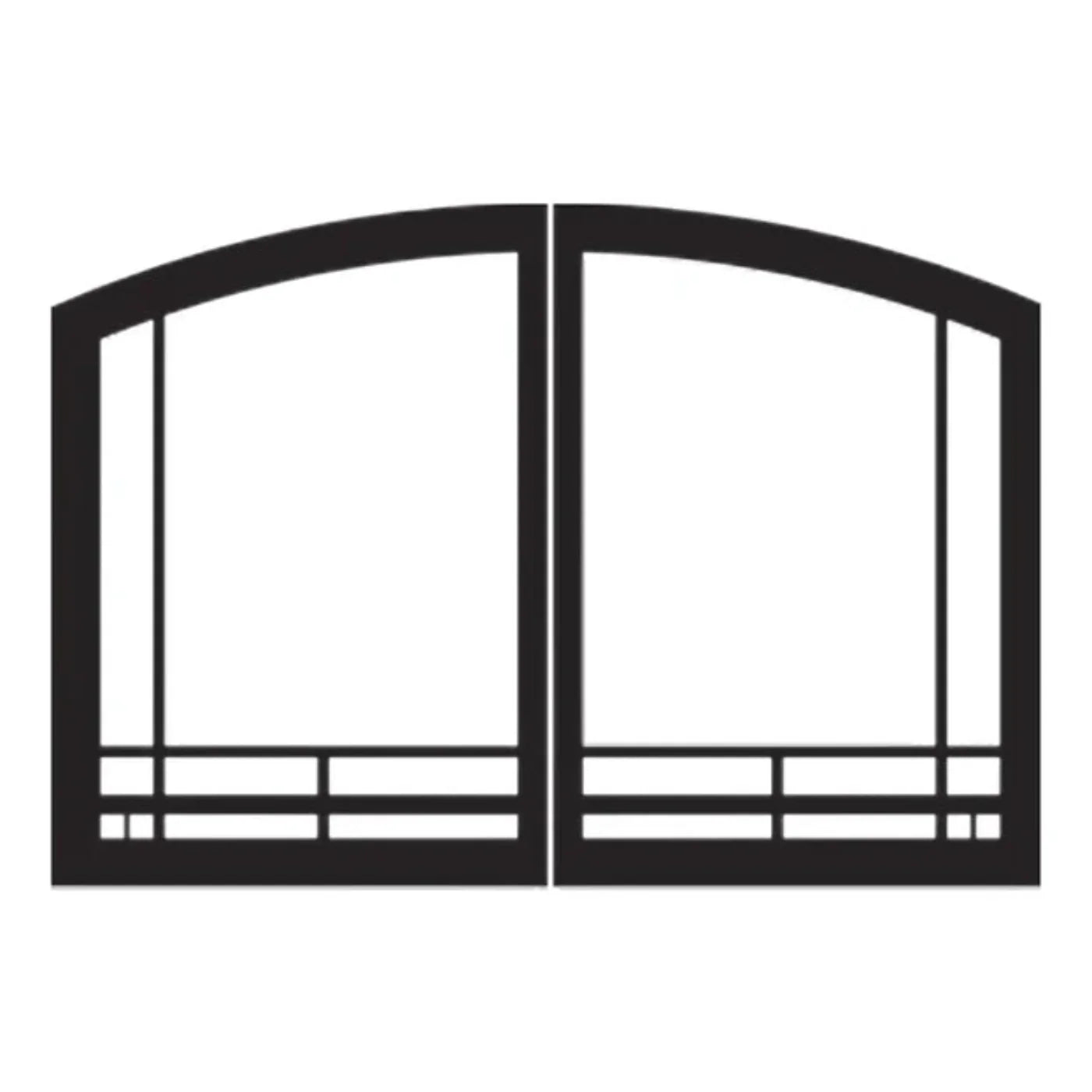 Empire - Door Sets for Breckenridge Premium Vent Free Fireboxes - VBR32TMBL, VBY32TBL