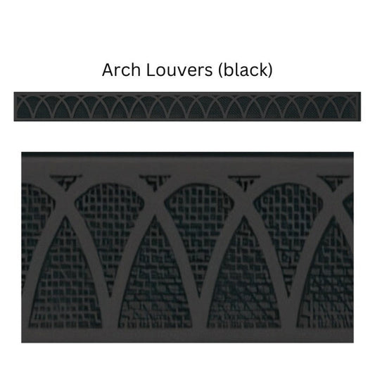 Empire Louver Options for Tahoe Deluxe Direct Vent Gas Fireplace - DVG1MBL