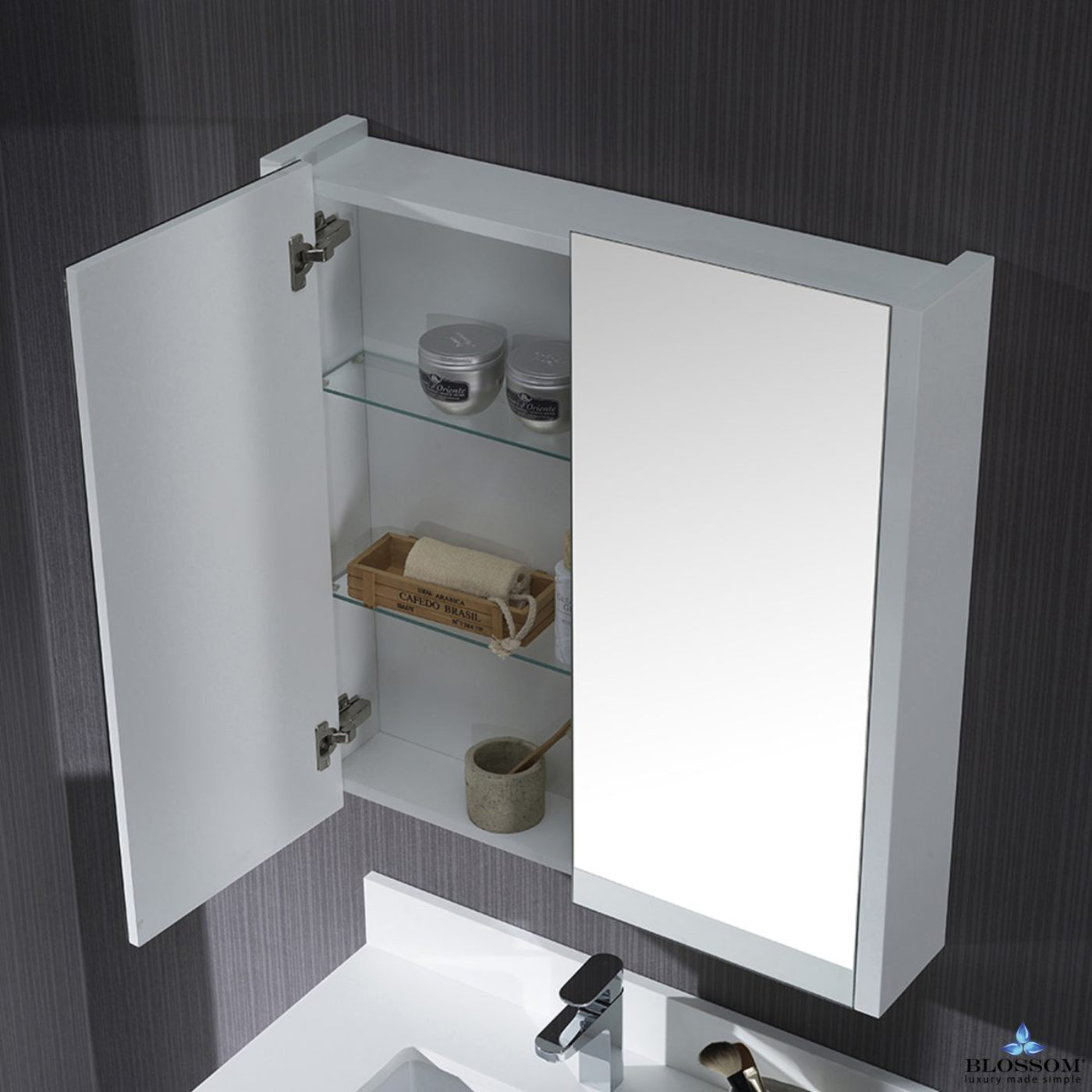 Blossom Monaco 30 Inch Medicine Cabinet - MCL3 2032L