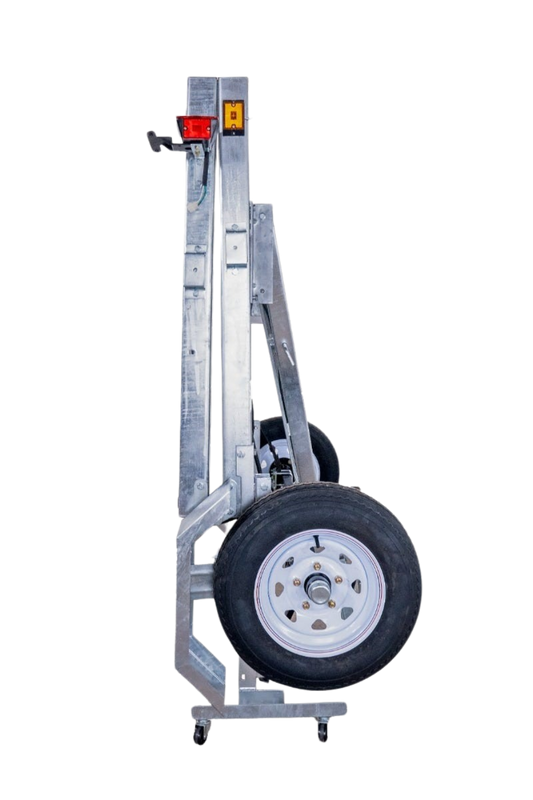 DK2 MFT4X8G Folding Utility Trailer Kit 4 ft. x 8 ft. 1450 lbs. Capacity Galvanized Steel Silver New - MFT4X8G