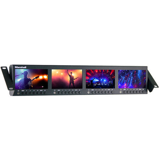 Marshall Electronics  Quad 4.5" Rackmount Monitor - ML-454-V3