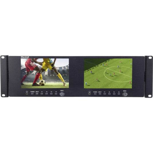 Marshall Electronics Dual 7" 1920 x 1200 LCD Rackmount Monitor - ML702V2