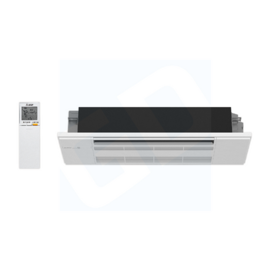 Mitsubishi MLZ-KX09NL 9,000 BTU One-Way Ceiling Cassette Indoor Unit (w/ Grille) - R454B - MLZKX09NL