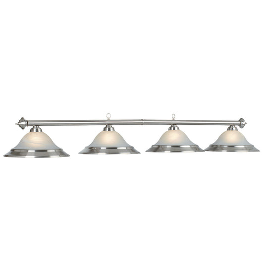 RAM Game Room 82" 4LT Billiard Light-Stainless PR282 ST