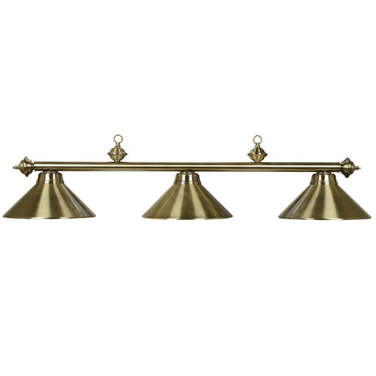 RAM Game Room 54" 3LT Billiard Light-Antique Brass PR54 AB