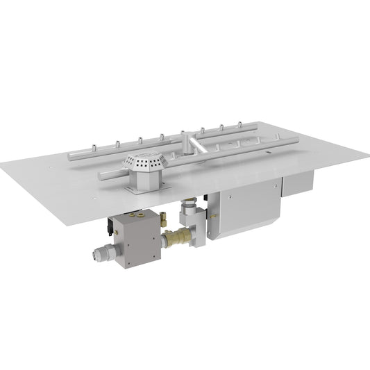 Torpedo Flat Pan With H-Burner Electronic Ignition - TOR-27x15SSEI-NG