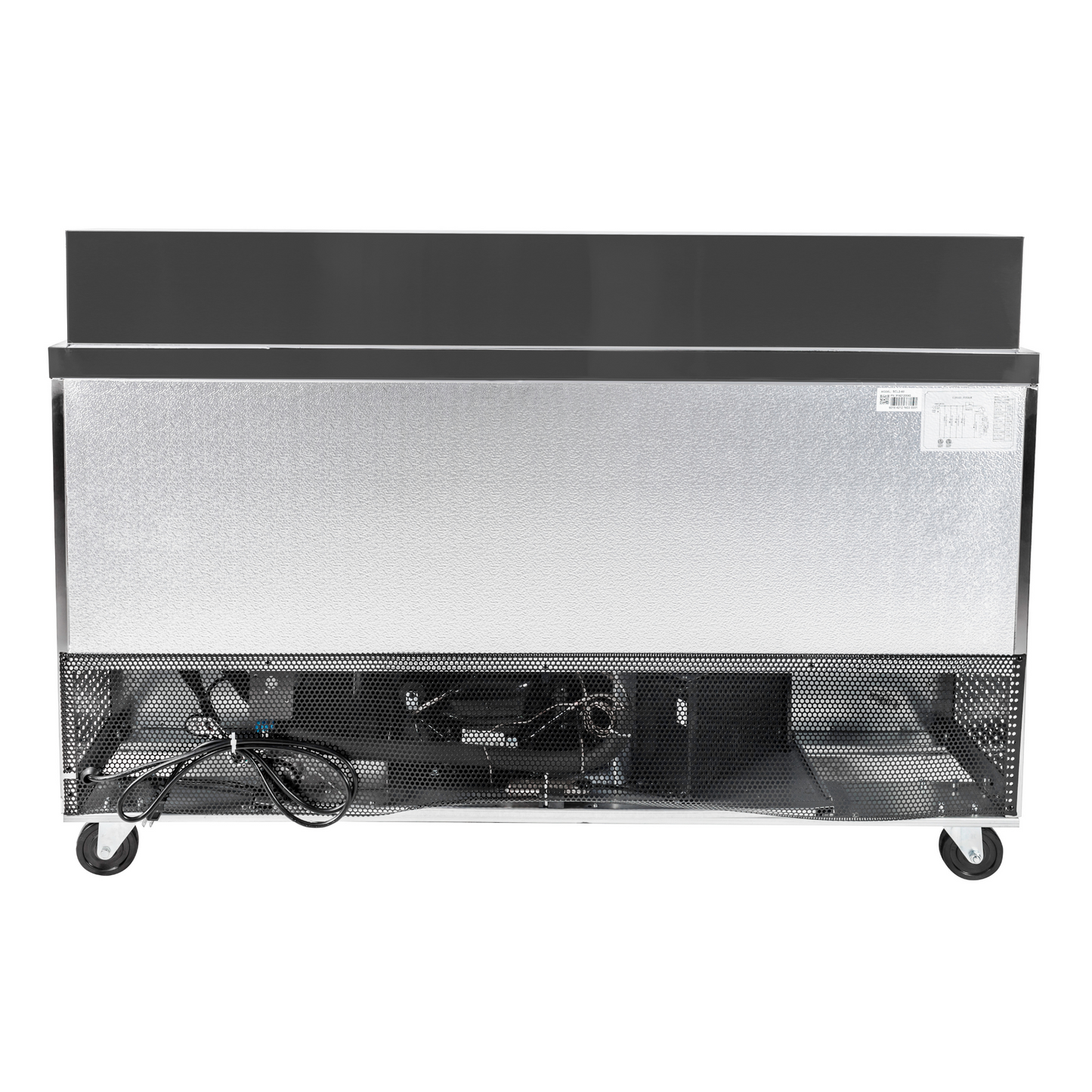 SABA SPS-60-16 - 60" Two Door Commercial Sandwich Prep Table with 16 Pans