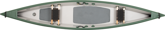 Sea Eagle TC16K_STW Inflatable Travel Canoe Wood/Web Seats 2 Person Start Up Package New - TC16K_STW