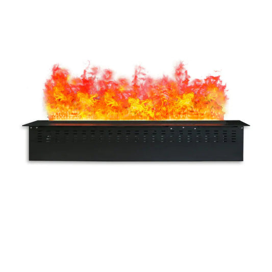 Litedeer Homes Mercury 40-inch 3D Water Vapor Fireplace Cassette with Smart Fireplace App, Multi-colour Flame & Remote Control