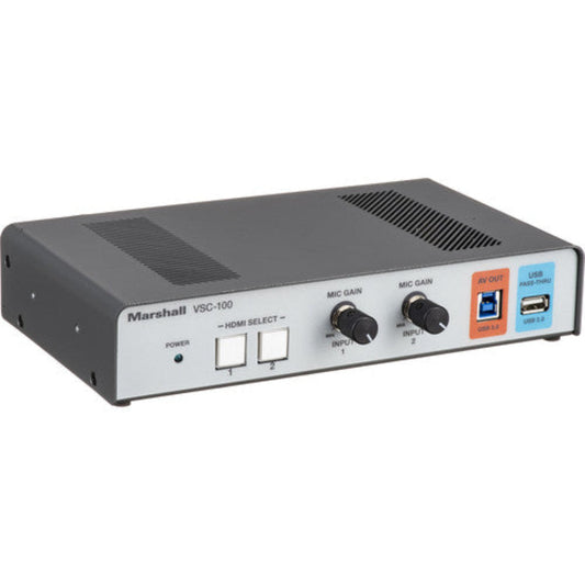 Marshall Electronics AV Consolidator Bridge with Dual HDMI and USB Pass-Through - VSC100