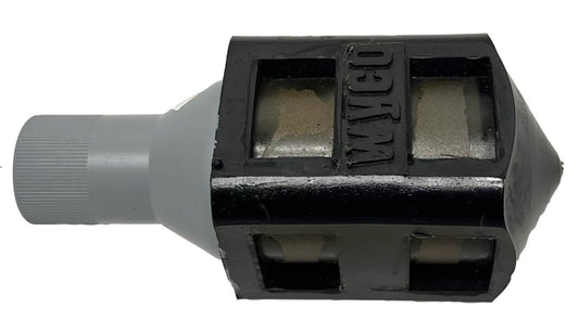 WYCO 2-1/2" Polyurethane Coated Round Vibrator Head - W872-513