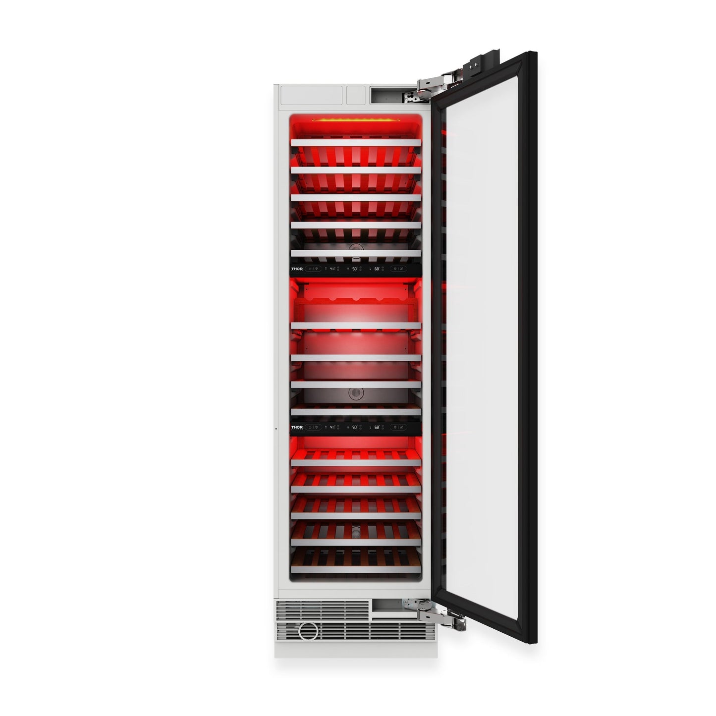 Thor Kitchen 24-inch Built-in Column Wine Cooler, Stainless Steel Panel Ready - XRF24CWC-SS