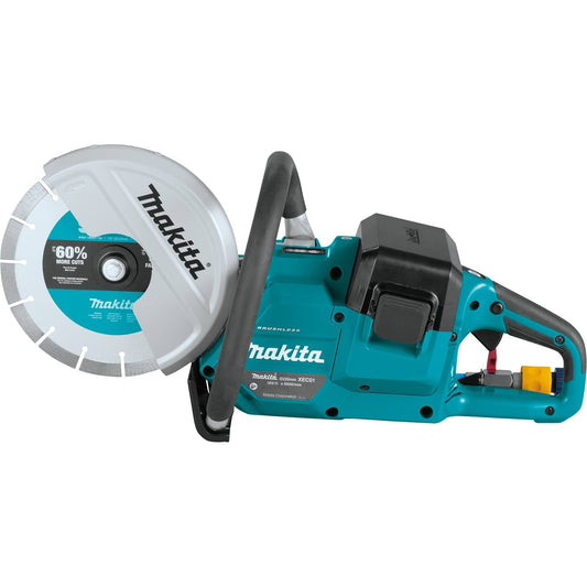 Makita 36V  LXT Brushless 9" Power Cutter, Cut-Off Wheel, lock-off, no lock-on - XEC01Z