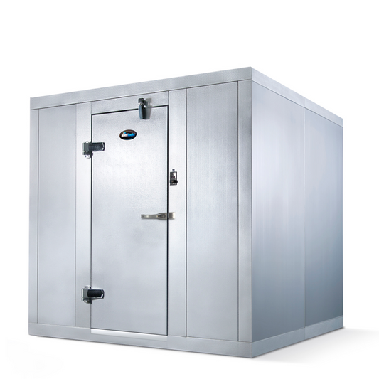 AmeriKooler QC0877**FBRC Indoor Walk-In Cooler 8' Wide (Door Side) 7'7"H With Floor - AKQC080877FBRC