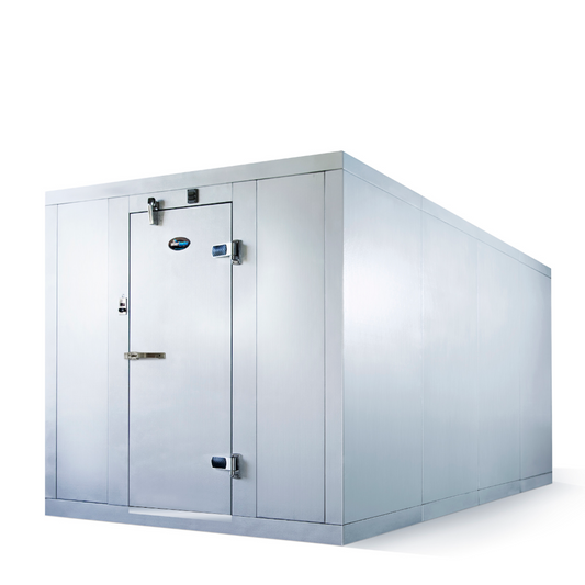 AmeriKooler QF0877**FBR 10' Wide (Door Side) Remote Indoor Walk-In Freezer 7'-7" H - AKQF101077FBRM