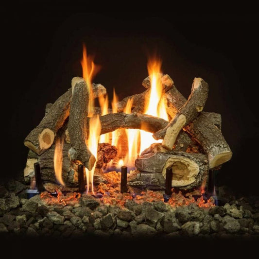 Grand Canyon Arizona Weathered Oak Charred Gas Logs Only AWOCLOGS