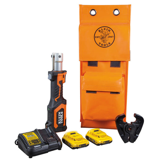 KLEIN TOOLS 2 Ah D3 Groove Crimper Kit - BAT207T2