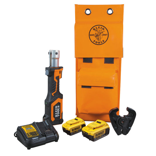 KLEIN TOOLS 4 Ah D3 Groove Crimper Kit - BAT207T24H