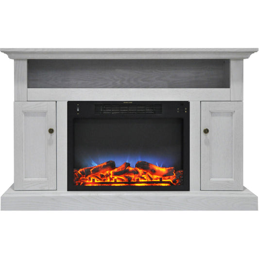 Cambridge Electric Mantel Fireplaces  - CAMBR5021 2WHTLED
