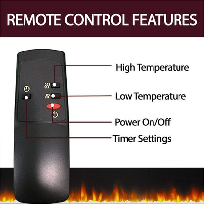 Cambridge 47-In. Sorrento Electric Fireplace with Multi-Color LED Insert and Entertainment Stand in Cherry - CAMBR5021-2CHRLED