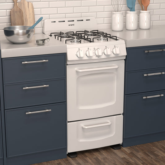 Avanti 20" Gas Range Oven - GRO20P0W