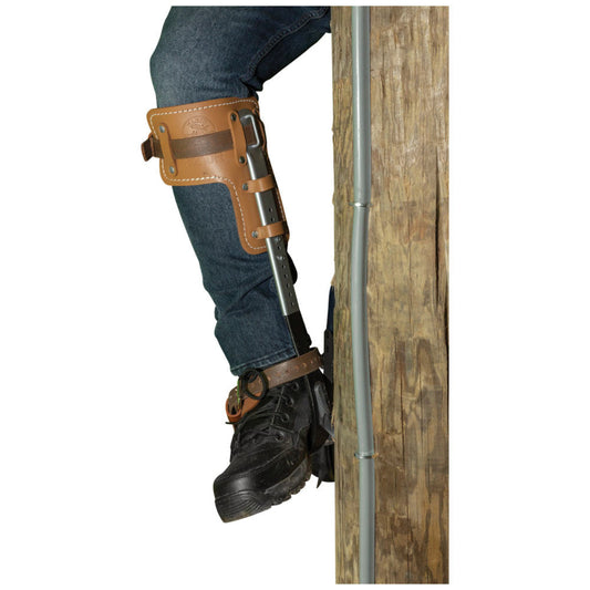 KLEIN TOOLS Pole Climbers with 1-9/16-Inch Gaffs, Complete Set - CN1986ARL