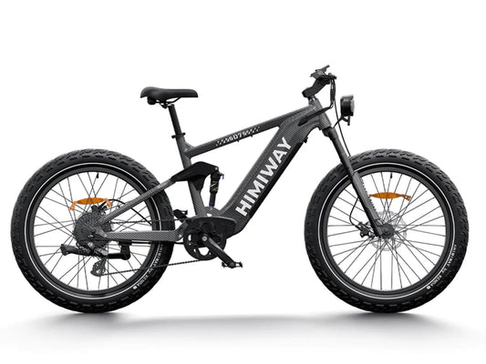 Himiway D7 / Full Suspension Electric Hunting Bike - HMW-D7-BK-US-02