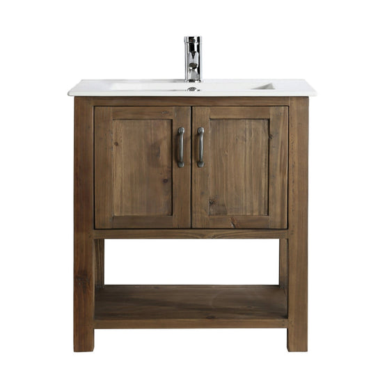 Char-Griller Austin 30" Single Sink Vanity In Walnut with Porcelain Top - SKU_1769842830861_16