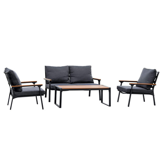 Deko Living Ficarazzi Outdoor Sofa Set with Coffee Table  - COP30005