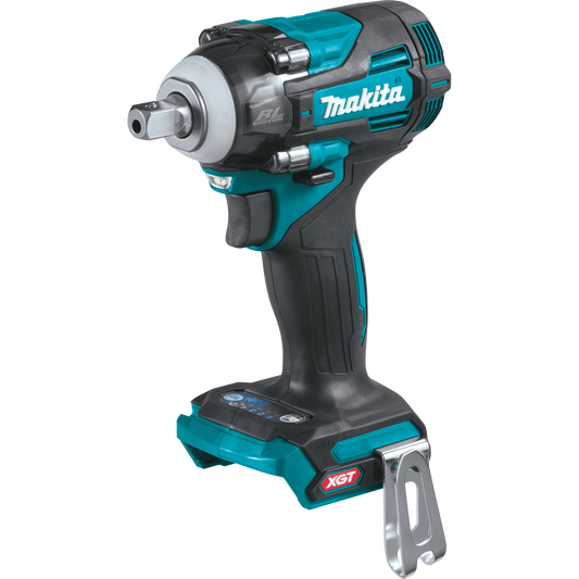 Makita 40V Max XGT Brushless Cordless 4‑Speed 1/2" Sq. Drive Impact Wrench w/ Detent Anvil (Bare Tool) - GWT05Z
