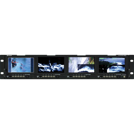 Marshall  Quad 4.3" Rack Mount Monitor - OR-434