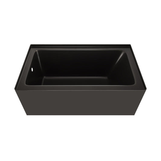 Char-Griller Voltaire 54 x 30 Skirted Right Drain Soaking Apron Bathtub in Glossy Black with - 1769840595209_627