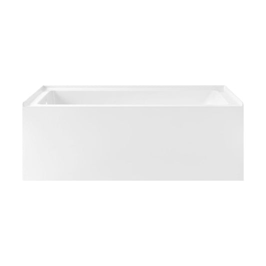Char-Griller Voltaire 60" x 30" Left Drain Skirted Soaking Bathtub with Apron ADA Height in G - 1769834593246_440