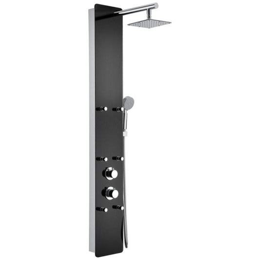 Tru Grit Melody 59 in. 6-Jetted Full Body Shower Panel System with Heavy Rain Shower and - 1770270778692_292