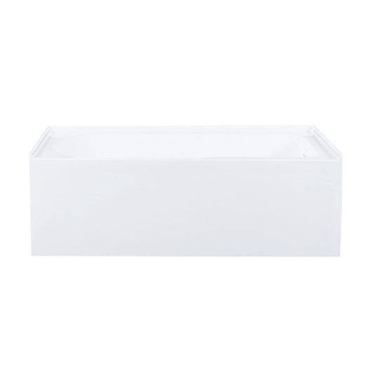 Char-Griller Voltaire 60 x 30 Skirted Right Drain Soaking Apron Bathtub in Glossy White with - 1769842555286_45