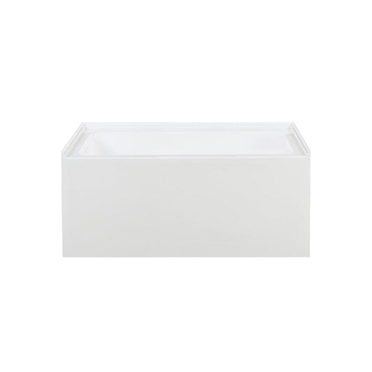 Char-Griller Voltaire 48 x 32 Skirted Left Drain Soaking Apron Bathtub in Glossy White with I -  - 1769840555277_703