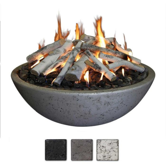 Grand Canyon Concrete Fire Bowl 48x16-Inch with Ring Burner  FB4816-R