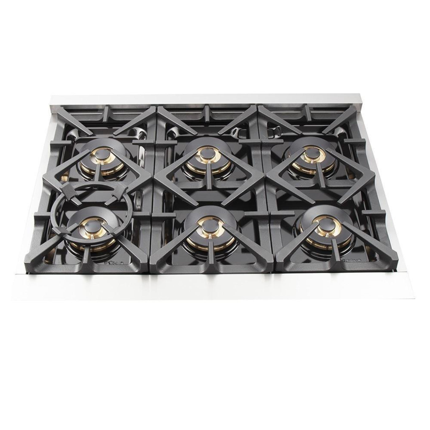 Forno 5-Piece Pro Appliance Package - 36-Inch Gas Range, Refrigerator, Wall Mount Hood with Backsplash, 24-Inch Microwave Oven, & 3-Rack Dishwasher in Stainless Steel - AP5-6260-36-MWO