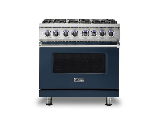 VIKING 36" Dual Fuel Range - VDR7362 Viking 7 Series Blue - VDR73626BSB