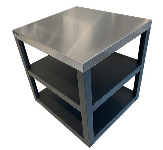 XO APPLIANCE XOPIZZA1PREP Prep Cart for XOPIZZA1 Black On Stainless - XOPIZZA1PREP
